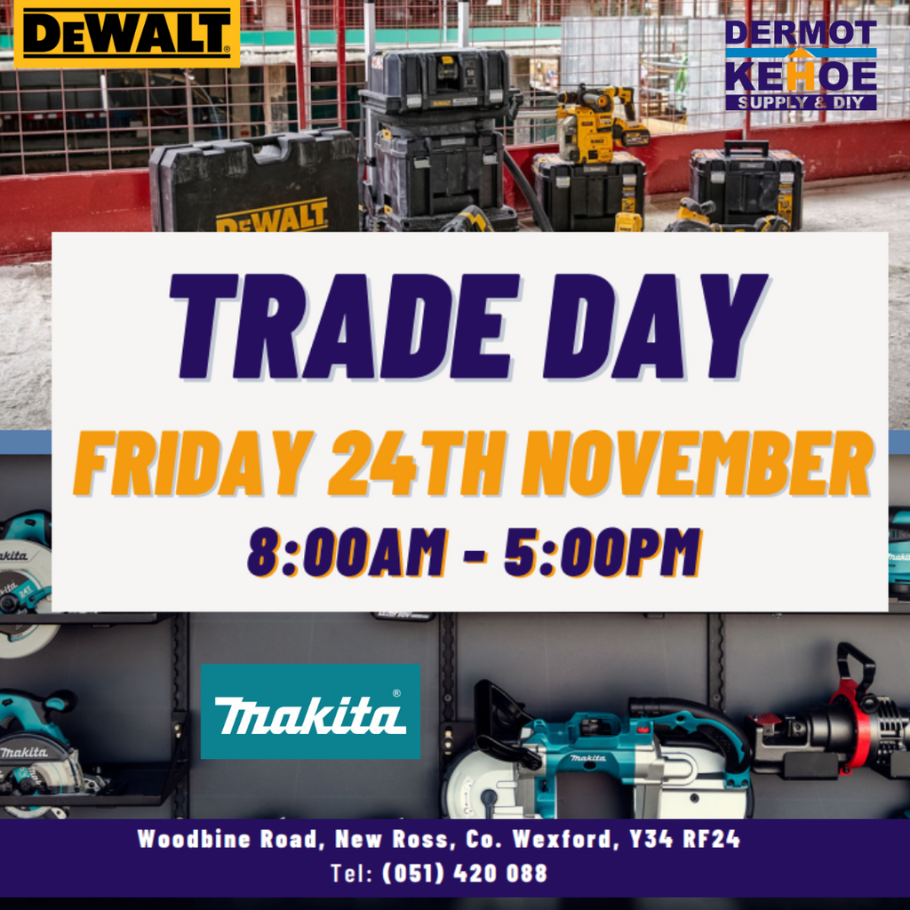 Dermot Kehoe Trade Day - Friday 28th April
