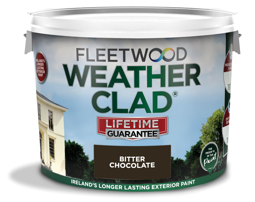 Fleetwood Weatherclad Smooth Masonry 10L in Bitter Chocolate - 75706