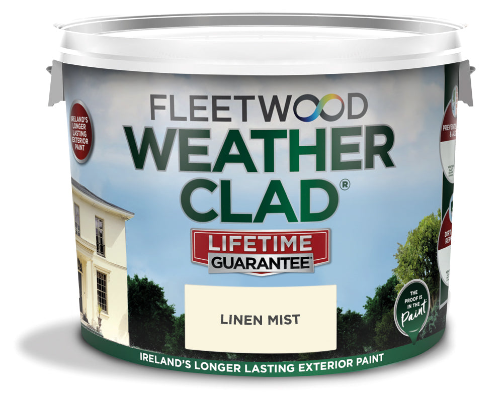 Fleetwood Weatherclad Smooth Masonry 10L in Linen Mist - 75715
