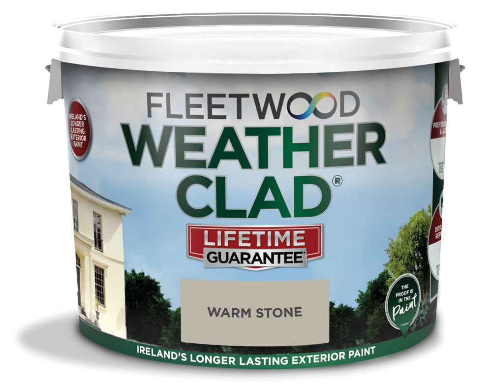 Fleetwood Weatherclad Smooth Masonry 10L in Warm Stone - 75724