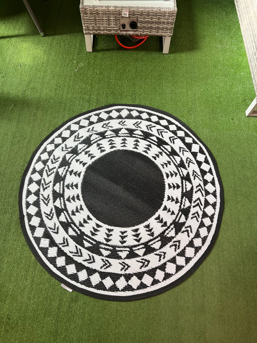 Green Decore Eclipse Outdoor Round Rug - 390667