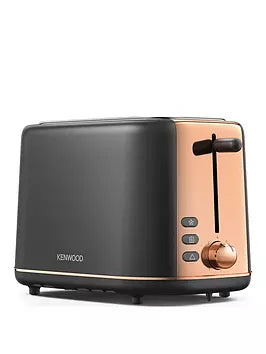 Kenwood Black & Rose Gold Abbey Lux 2-Slot Toaster - 64591