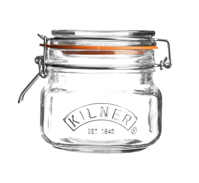 Kilner Clip Top Square Jar 0.5 Litre - 642527