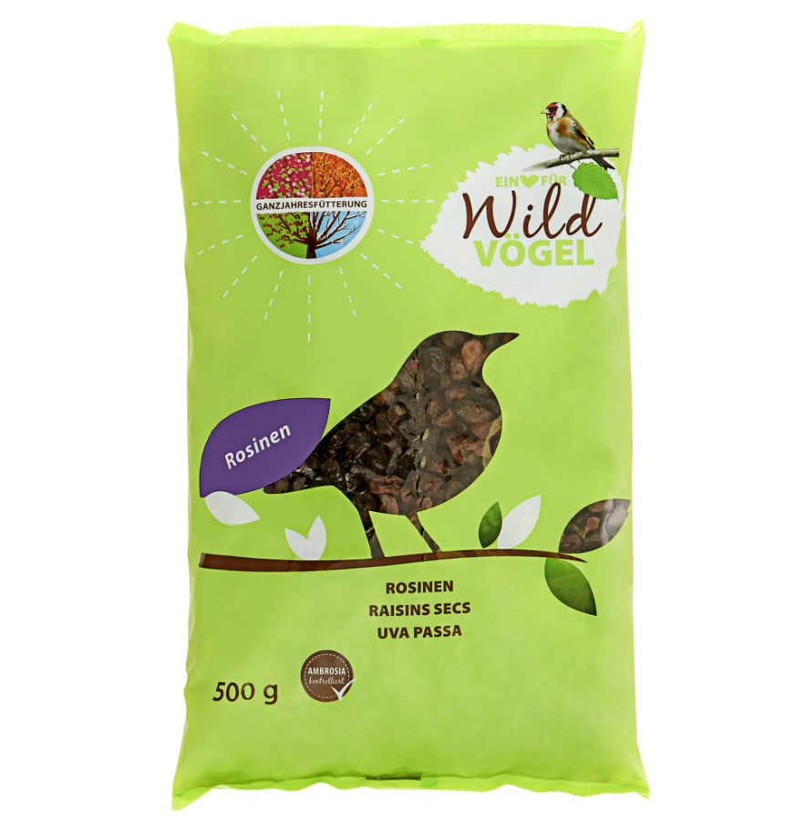 Wild Vogel Bird Raisins 500g - 3904332