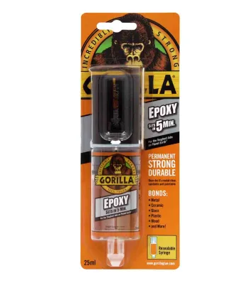 Gorilla Epoxy Crystal Clear 25ml - 8000821
