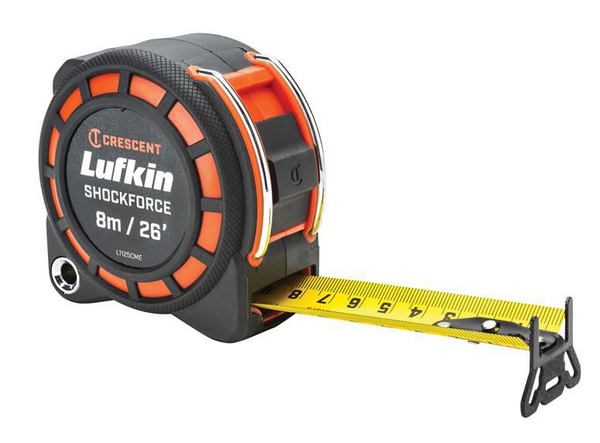Lufkin Shockforce Dual-Sided Tape 8M/26' - 5705482