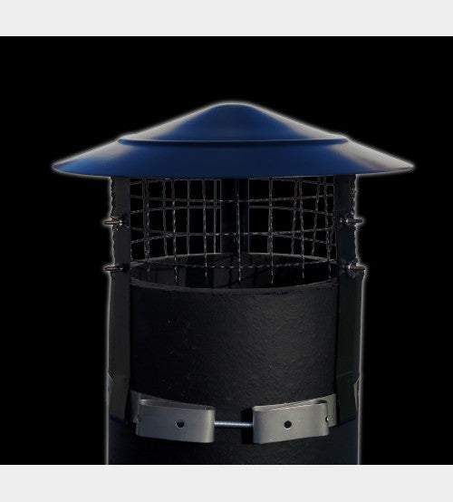 Anti Bird / Anti Rain Chimney Cowl Black - 4207049