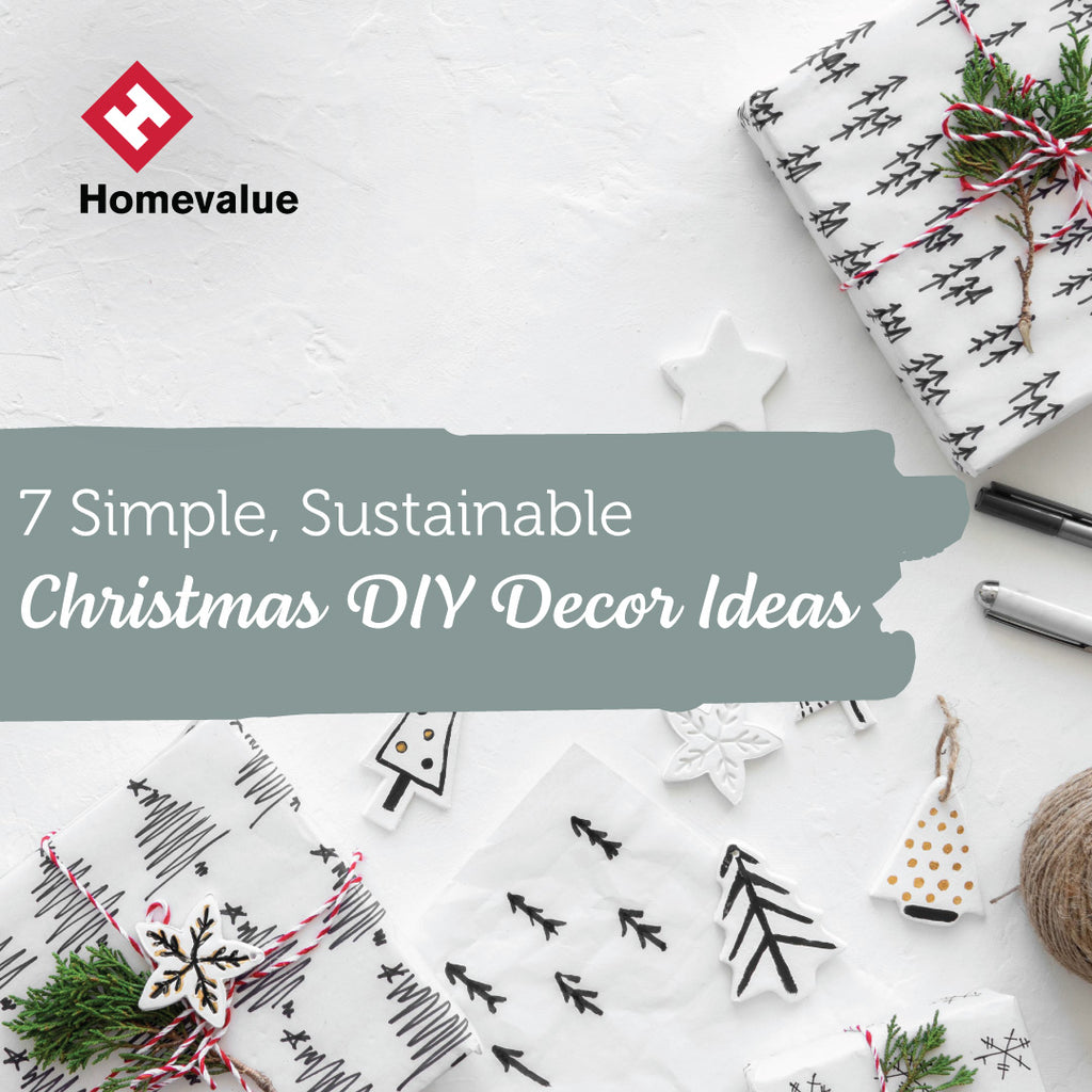 7 Simple, Sustainable Christmas DIY Decor Ideas 🎄✨