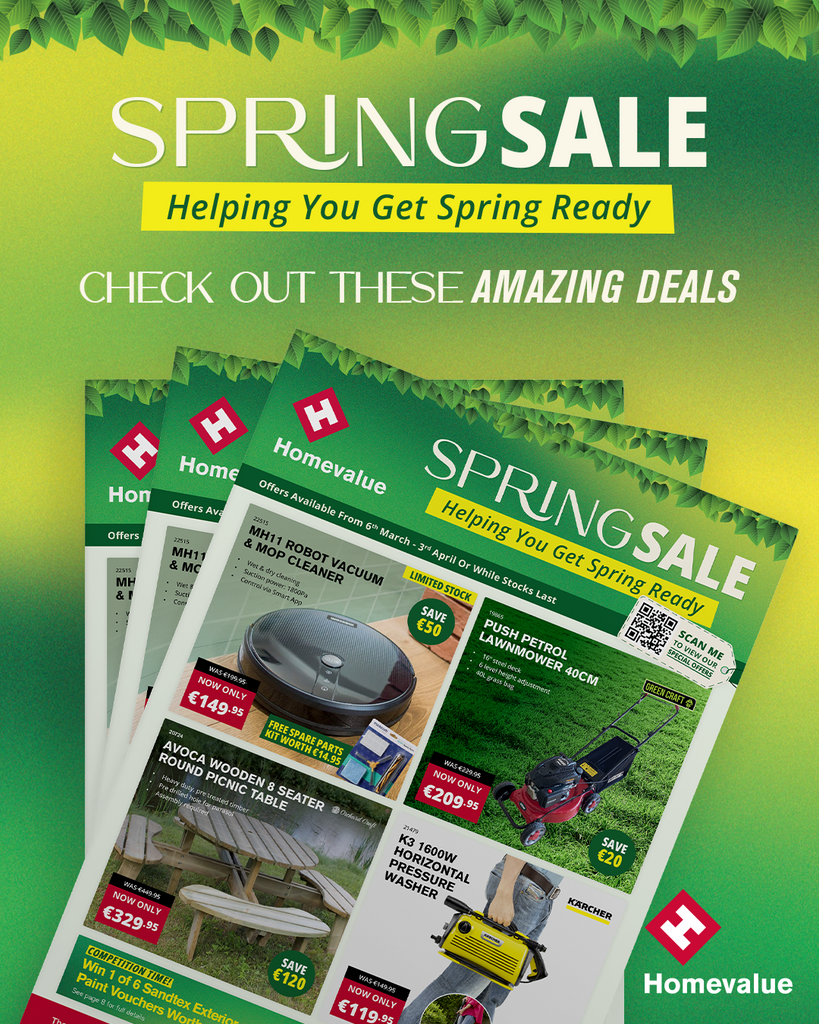 Dermot Kehoes Homevalue Spring Sale from 6th March – 3rd April 2025