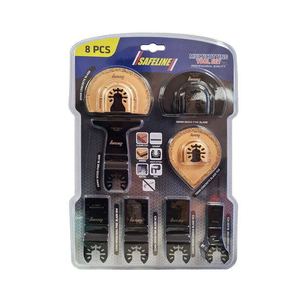 SAFELINE 8PCE MULTI TOOL CUTTING SET - 579129