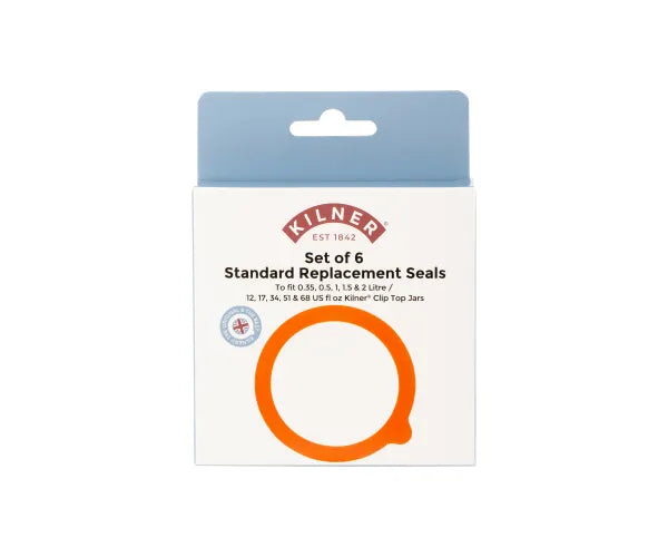 Kilner Pack Of 6 Rubber Seals - 646032