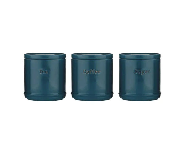Accents Teal Tea/Coffee/Sugar Set - 6487122