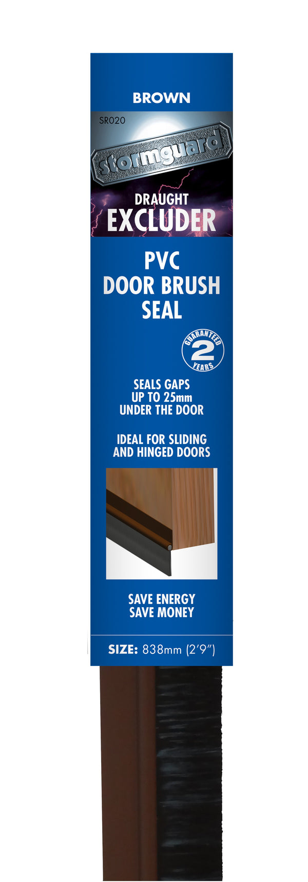 STORMGUARD 914MM PVC BRUSH SEAL