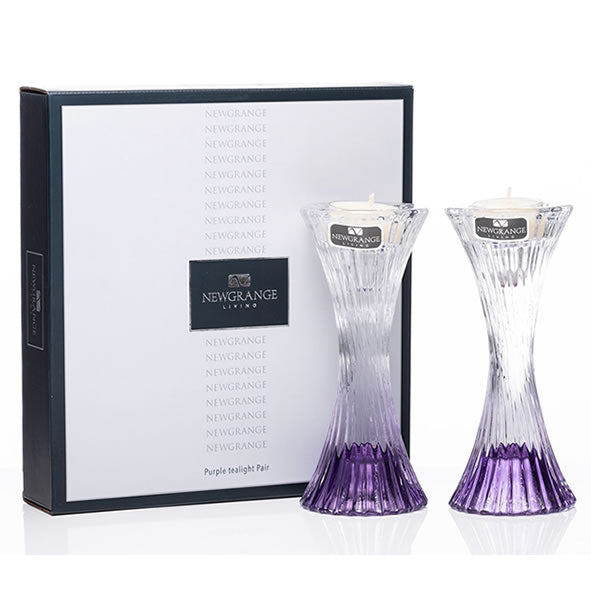 Newgrange Living Mauve Purple T-Light Holders - 646721