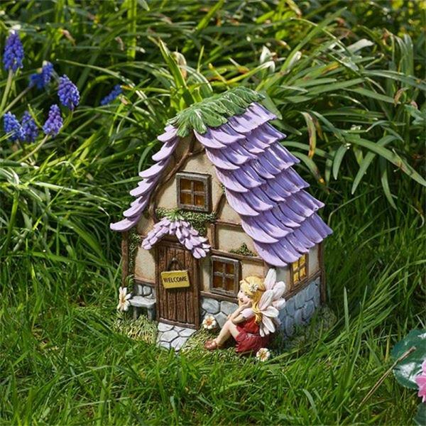 Solar Outdoor Fairy Flower Lodge - 391001