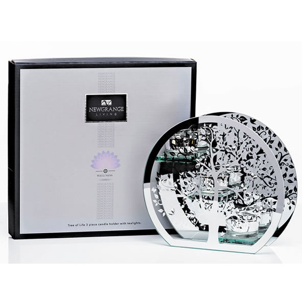 Newgrange Living Tree of Life Candle Holder Set with Tealights - 649501