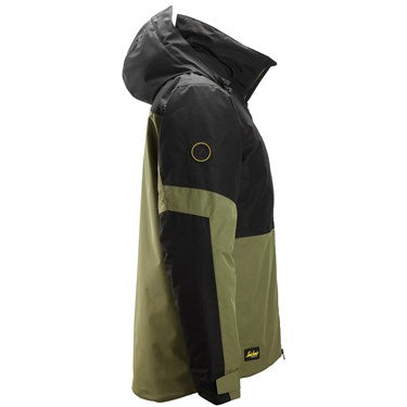 Snickers 1104 Waterproof Insulated Jacket Khaki Green/Black