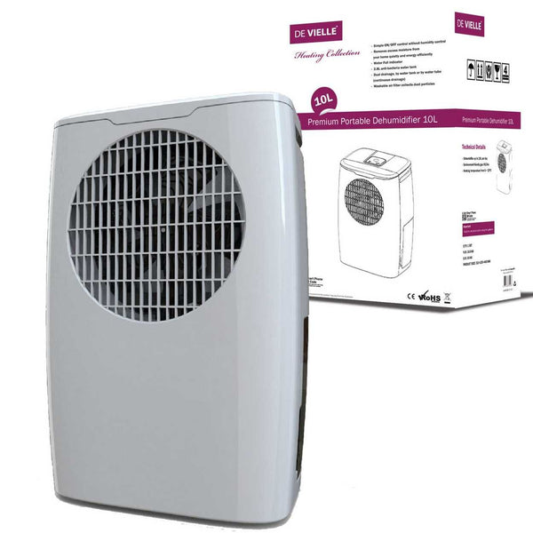 De Vielle Collection - Premium Portable Dehumidifier 10L - 626957