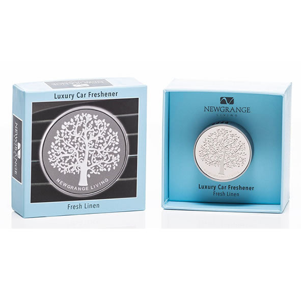 Newgrange Fresh Linen Luxury Car Air Freshener with Refill - 646715