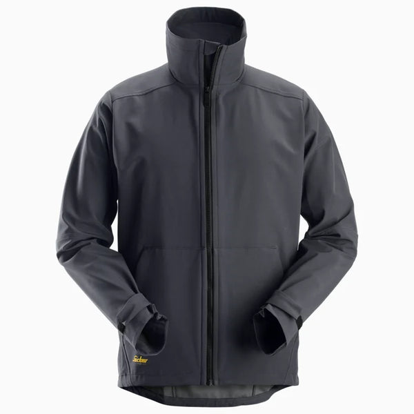 SNICKERS STEEL GREY WINDPROOF SOFTSHELL JACKET
