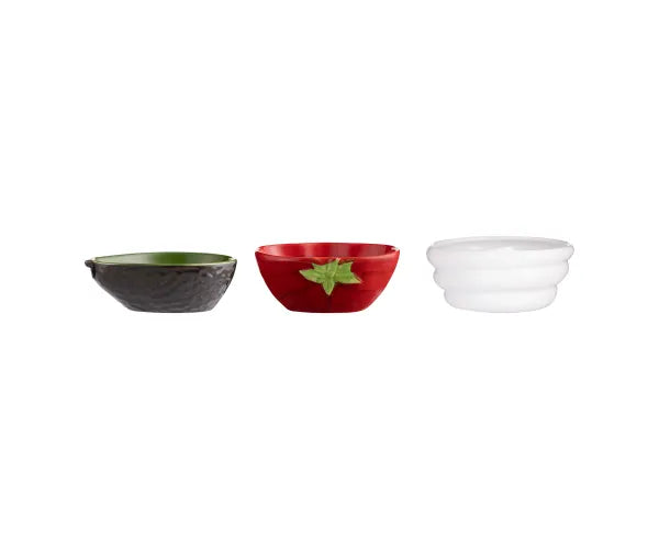 Typhoon Set Of 3 Fajita Dip Bowls - 648837