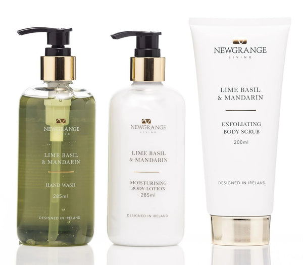 Newgrange Living Body Care 3 Piece Gift Set - Lime, Basil & Mandarin - 646470