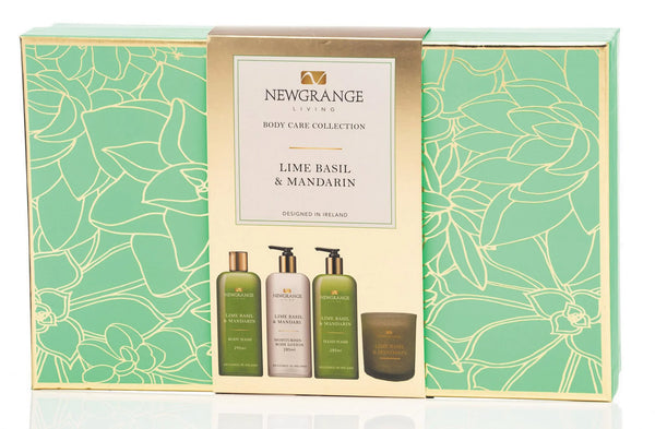 Newgrange Living Body Care 4 Piece Gift Set - Lime Basil & Mandarin - 646471