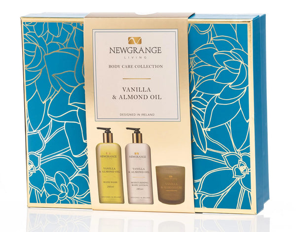 Newgrange Living Body Care 3 Piece Gift Set - Vanilla & Almond Oil - 646472