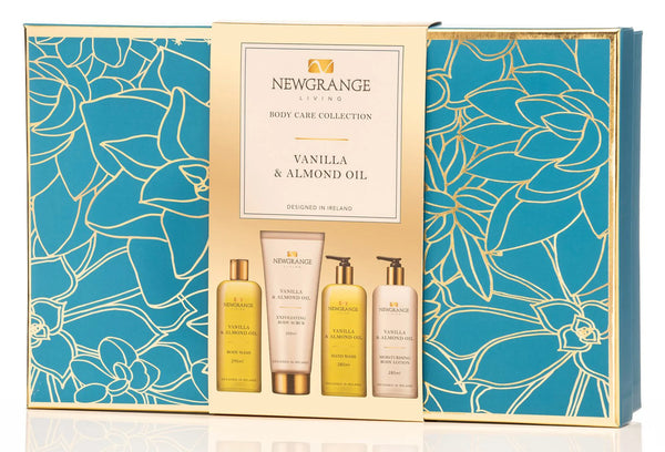 Newgrange Living Body Care 4 Piece Gift Set - Vanilla & Almond Oil - 646473