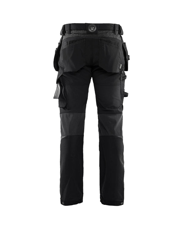 Blåkläder 1522 Craftsman trousers 4-way stretch Black/Grey