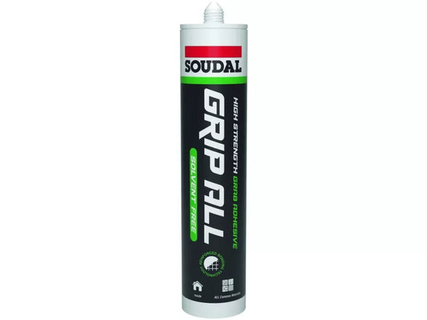 SOUDAL 290ML WHITE GRIPALL SOLVENT FREE - 800740