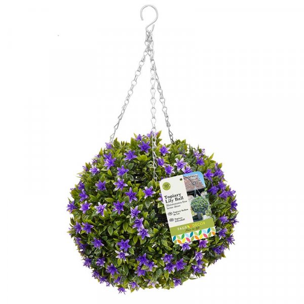 30CM Lily Artificial Flower Ball - 39224