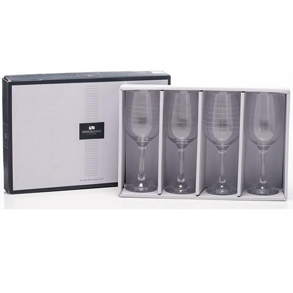 Newgrange Clear Cut Party Wine Glass Set 4 - 6440040