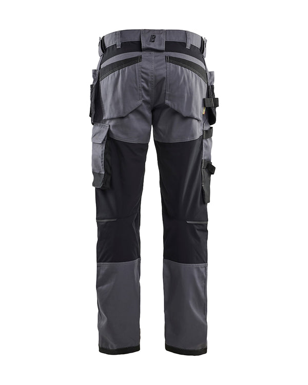 BLAKLADER CRAFT TROUSER 1750 2WAY STRETCH GREY
