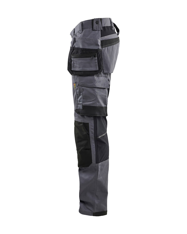 BLAKLADER CRAFT TROUSER 1750 2WAY STRETCH GREY