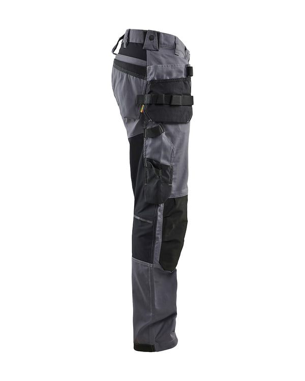 BLAKLADER CRAFT TROUSER 1750 2WAY STRETCH GREY