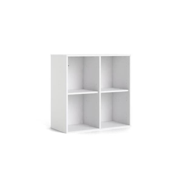MillaLinate Bookcase 2x2 Matt White - 6417656
