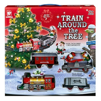 17pc Lit Musical Round The Tree Train Set - 660063