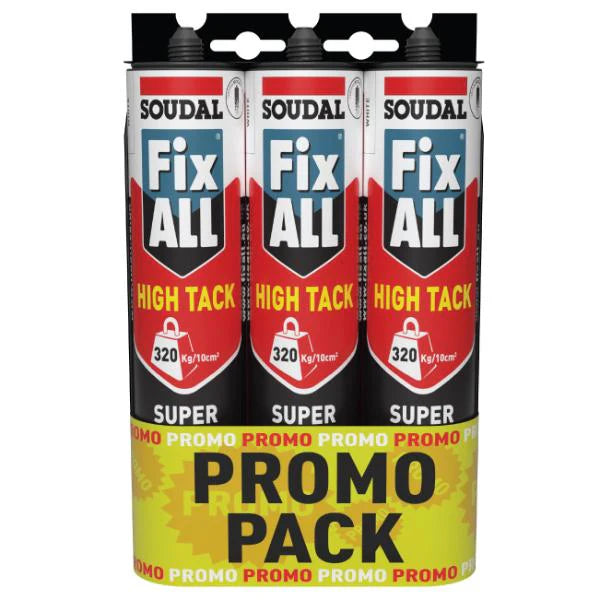 Fix ALL High Tack White Triple Pack - 800816