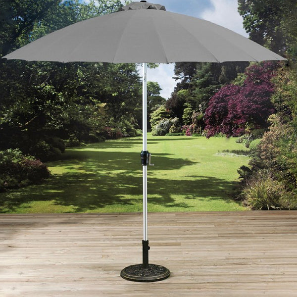 Shanghai 2.7m Grey Parasol - 3918496