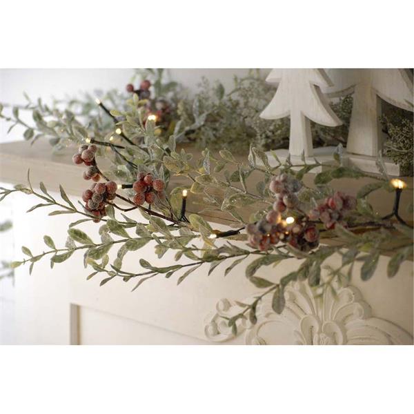 Festive 100 Battery Operated Warm White LED String Lights - 6610820