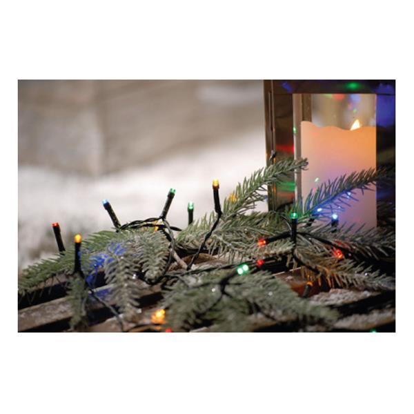 Festive 100 Battery Operated Warm White LED String Lights - 6610820