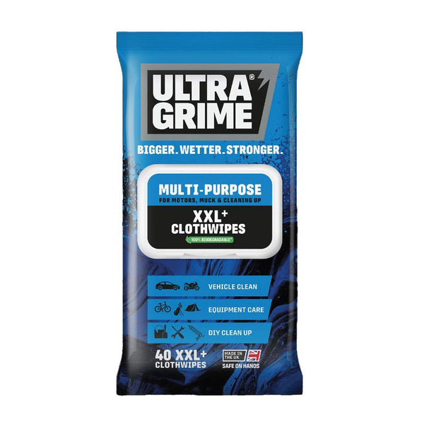 Ultra Grime Multi-Purpose Clothwipes XXL+ 40 Pack - 6700053