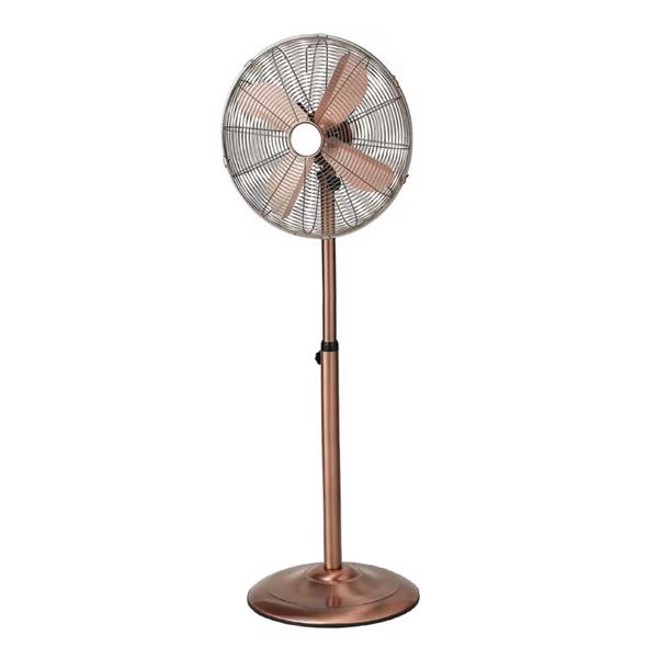 16“ Copper Floor Standing Fan - 600182