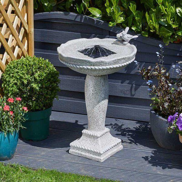 Solar Feathered Friends Water Fountain - 352220