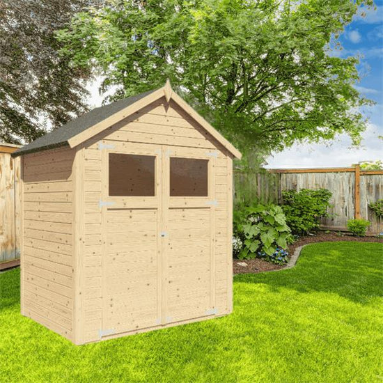 Garden Shed 6x4ft With 2 Windows - 396660