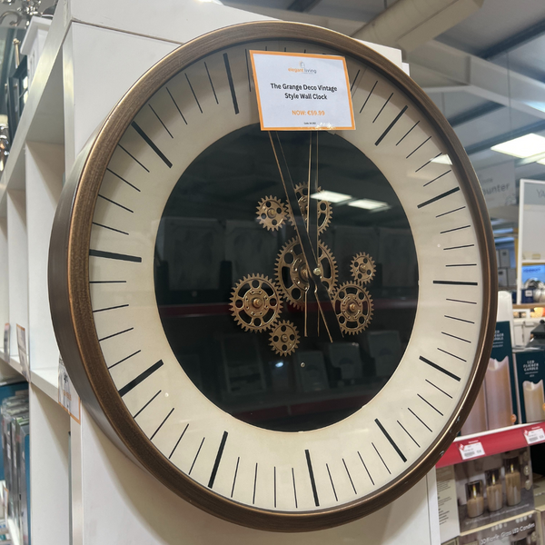The Grange Vintage Style Wall Clock with Gears - 641260