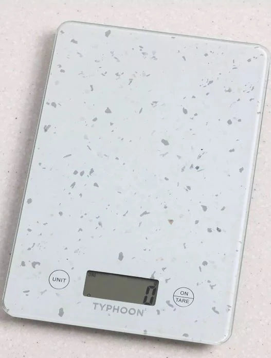 TYPHOON ELEMENTS WHITE QUARTZ DIGITAL SCALES - 640419