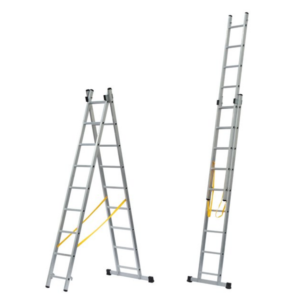 2.9m 2 Section 2-Way Extension Ladder - 7300092