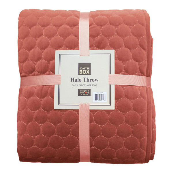 SCATTERBOX HALO ANTIQUE ROSE THROW
